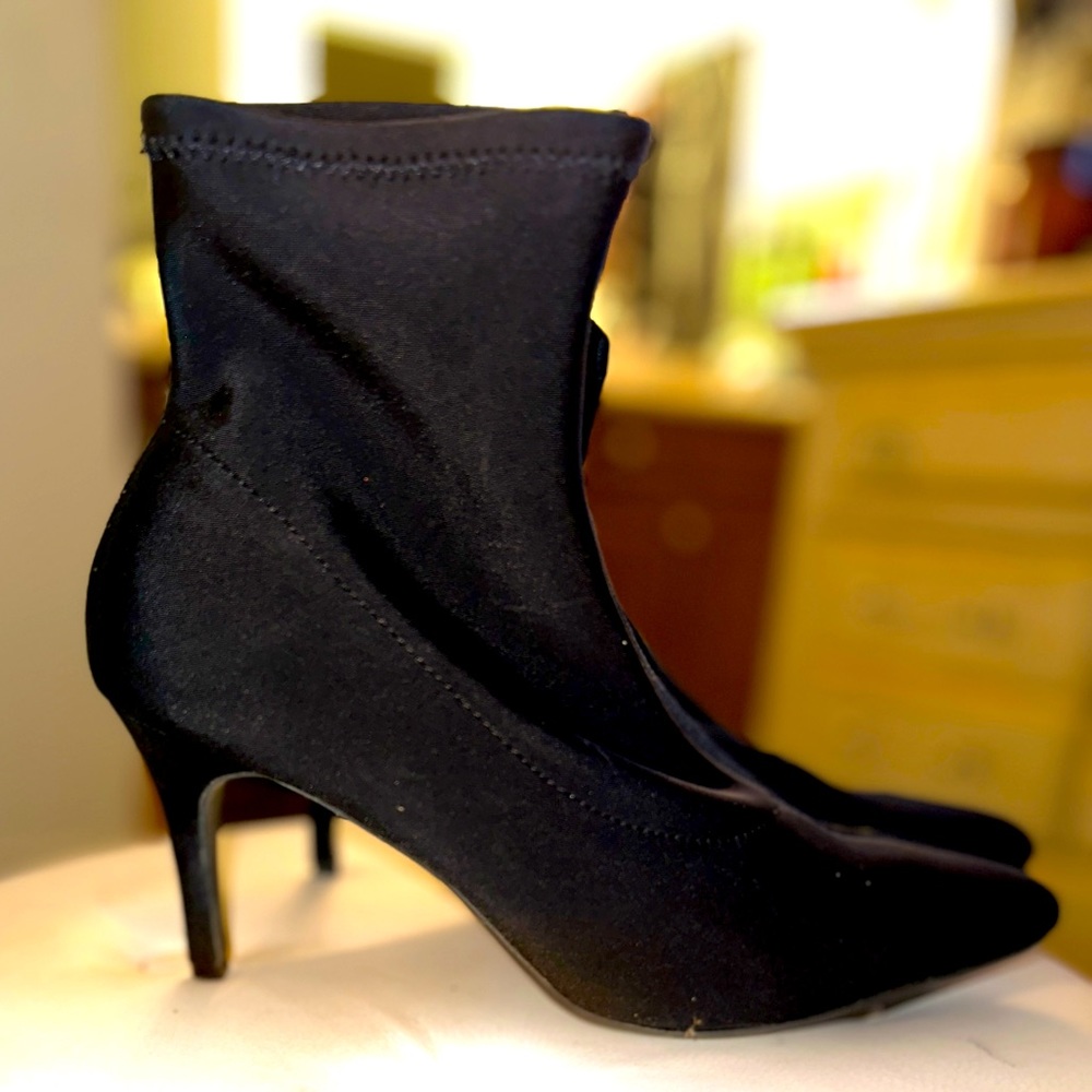 Satin like Sock Booties